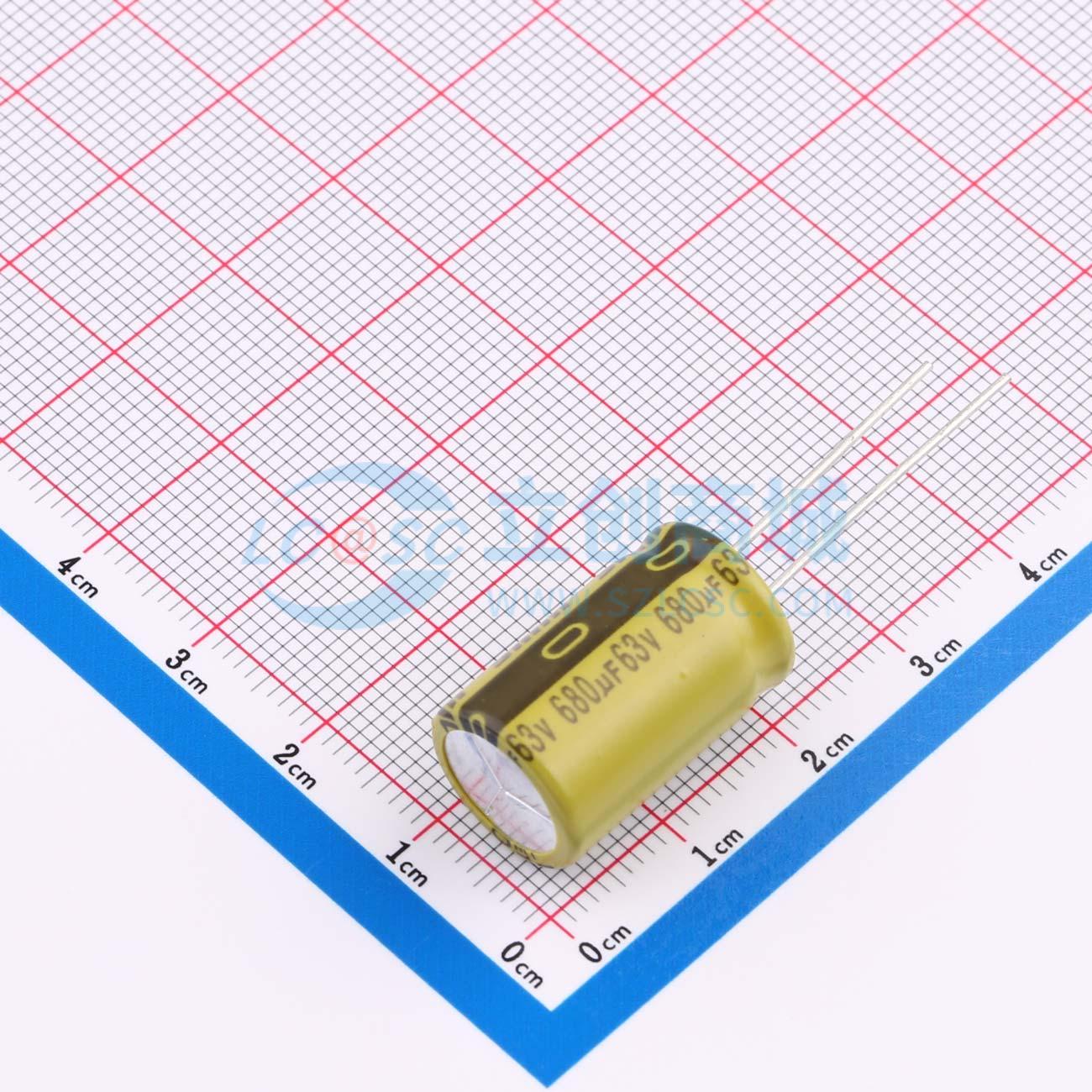 点击查看大图 LKML2001J681MF实物图