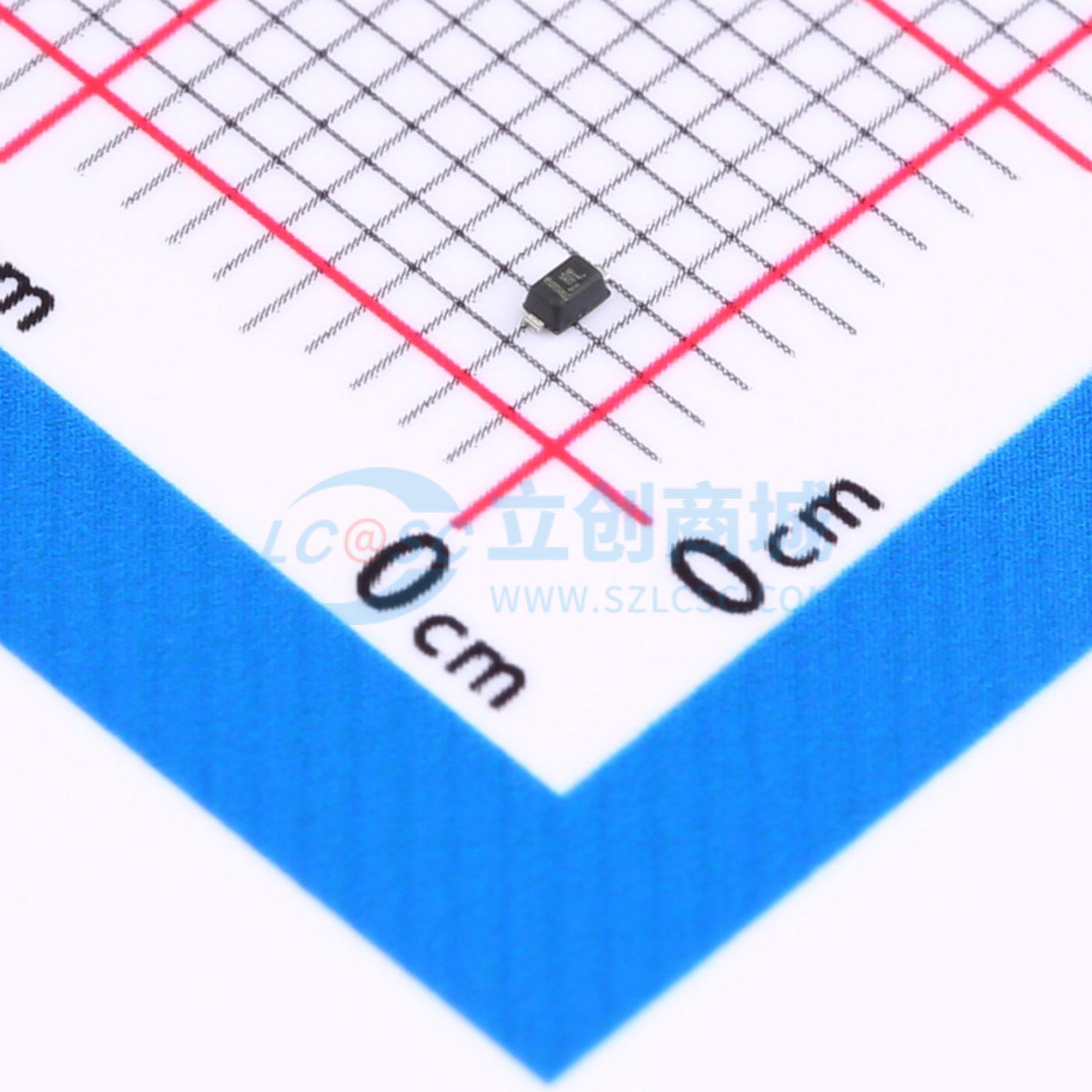 点击查看大图 BZT52C18T-7实物图
