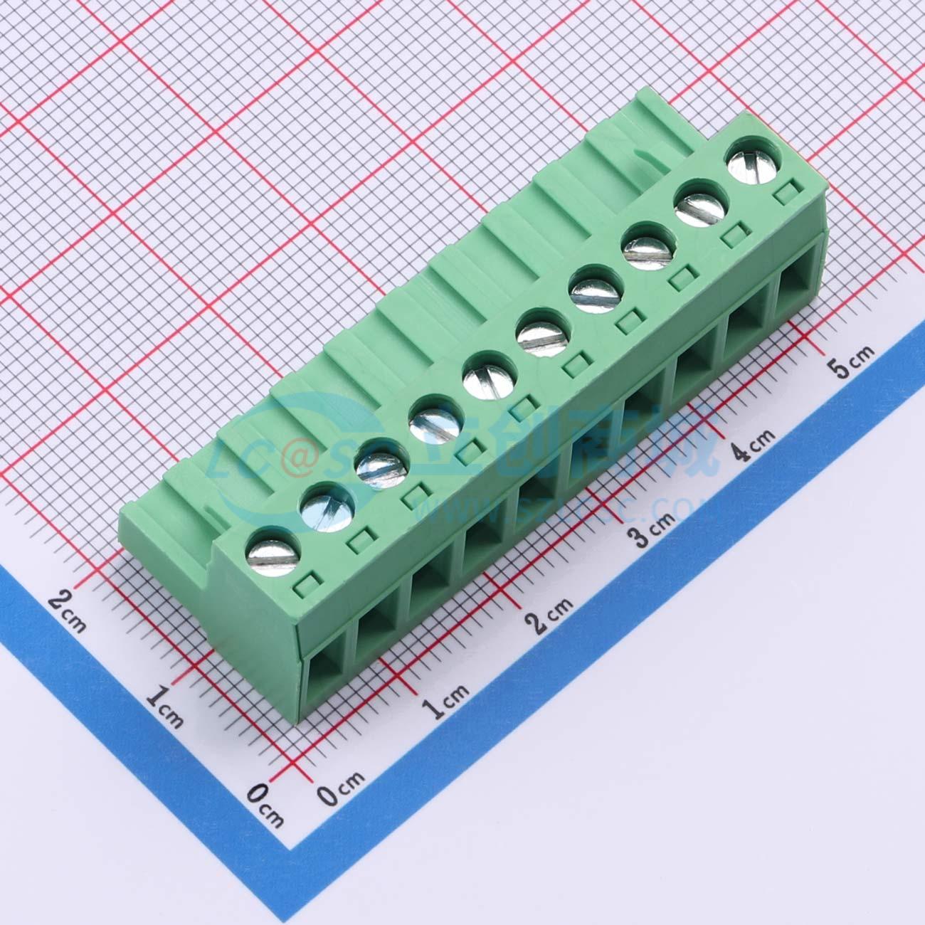 点击查看大图 HC2EDGK-5.08-10P-V实物图