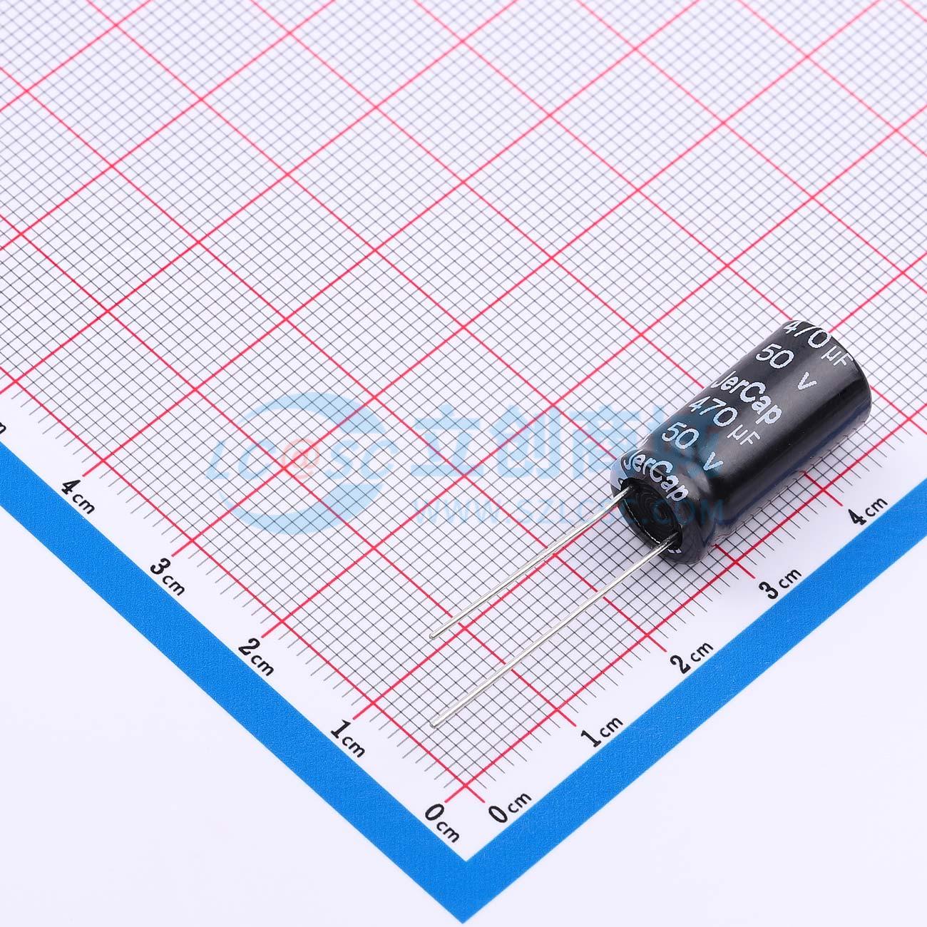 ERG50V470M10X20实物图