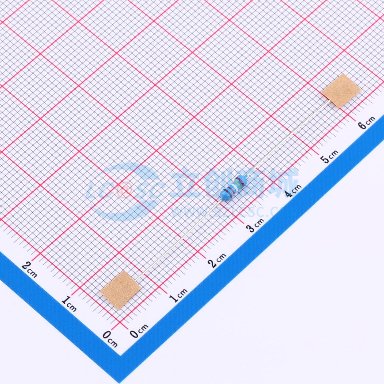 点击查看大图 MF1/4W-24K9±1%-OT52实物图