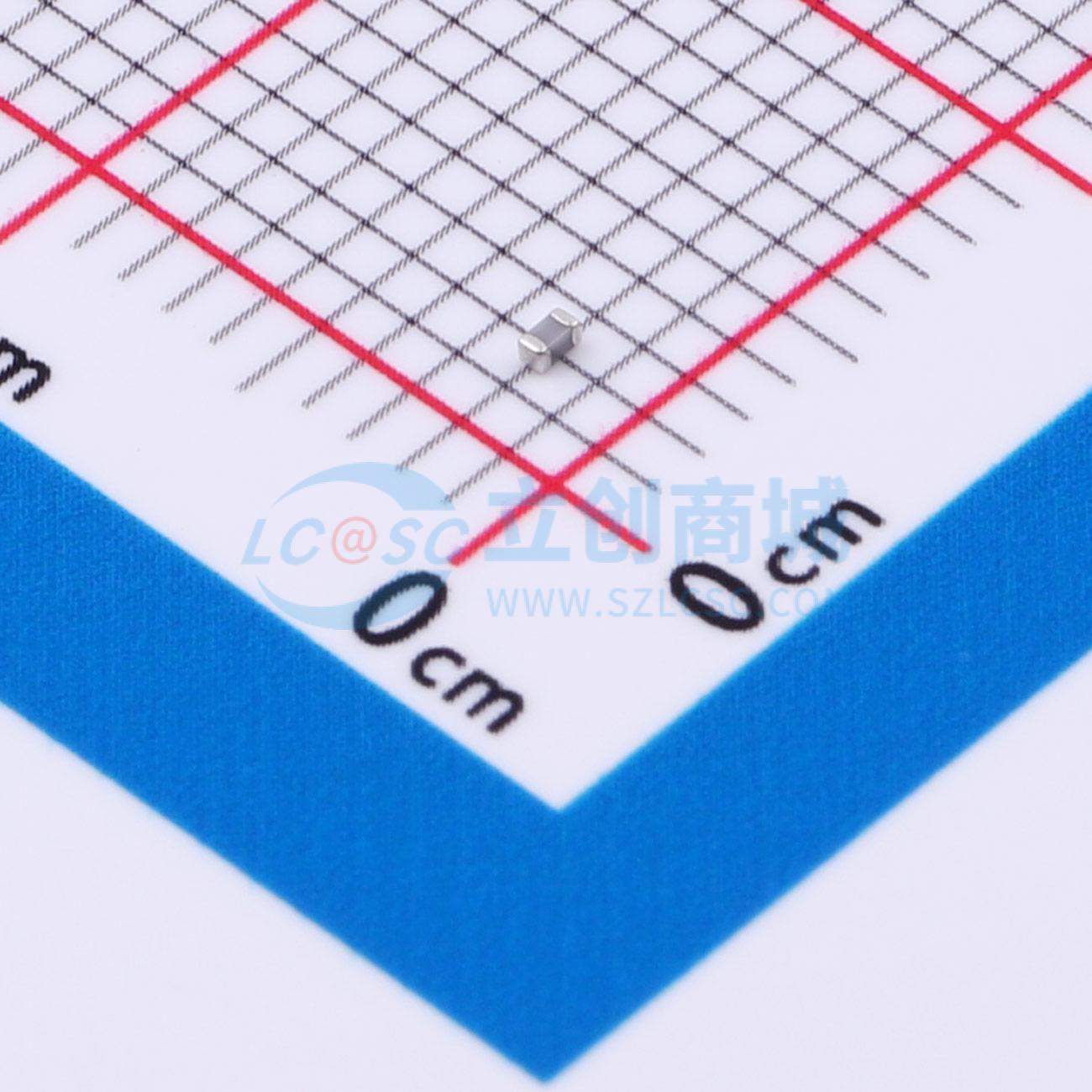 CGA0402C0G152J500GT实物图