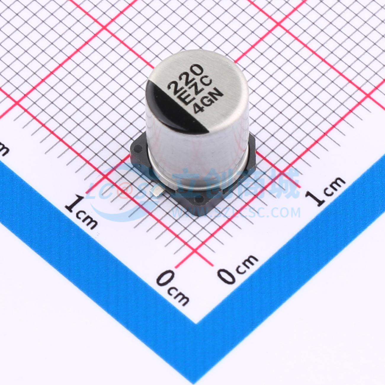 点击查看大图 EEHZC1E221P实物图