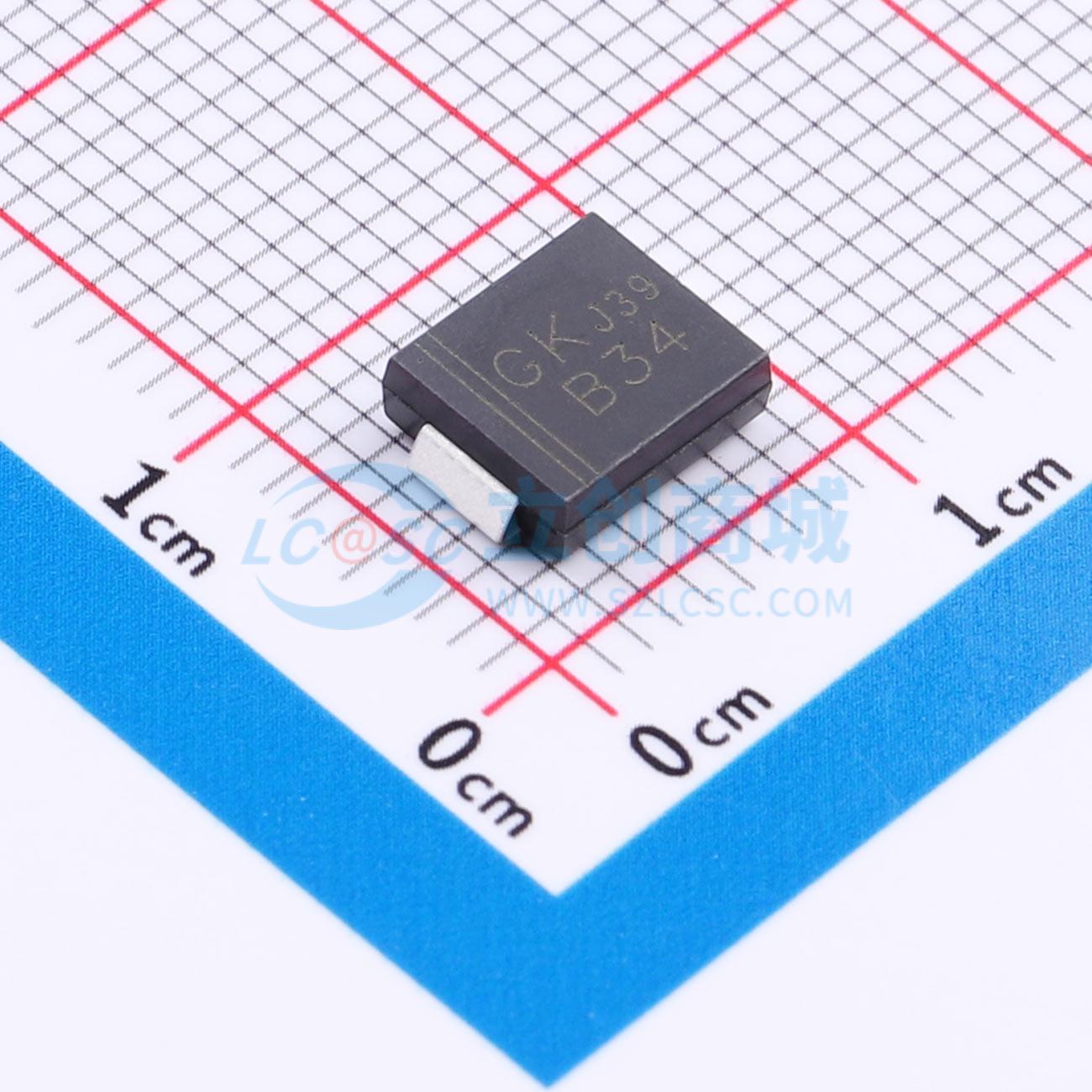 点击查看大图 MBRS340T3G-GK实物图