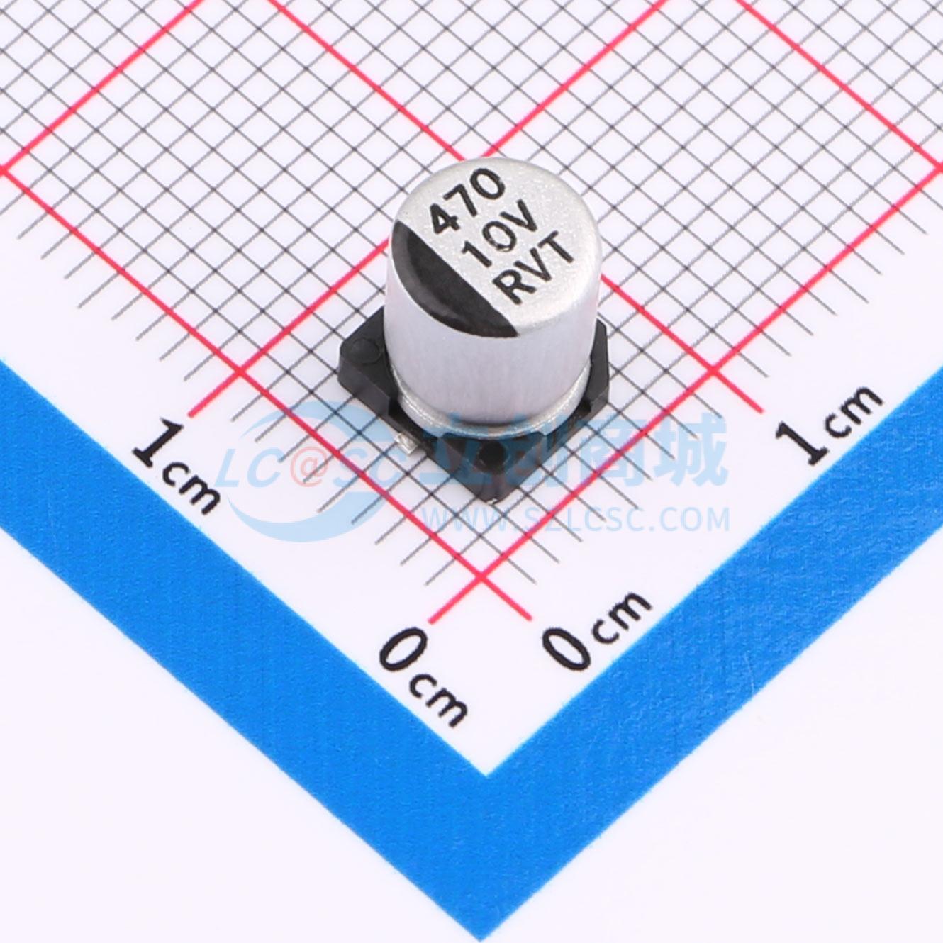 点击查看大图 RVT1A471M0607实物图