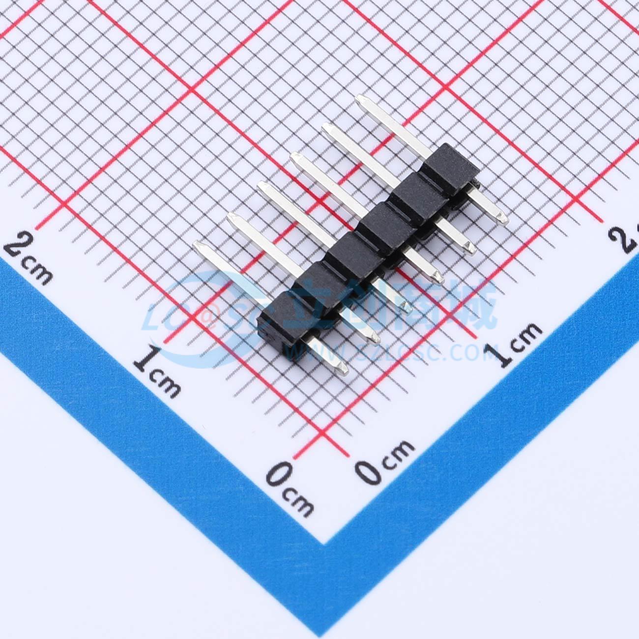 点击查看大图 HX PH254-01-06-Z-L11.5 through hole header实物图