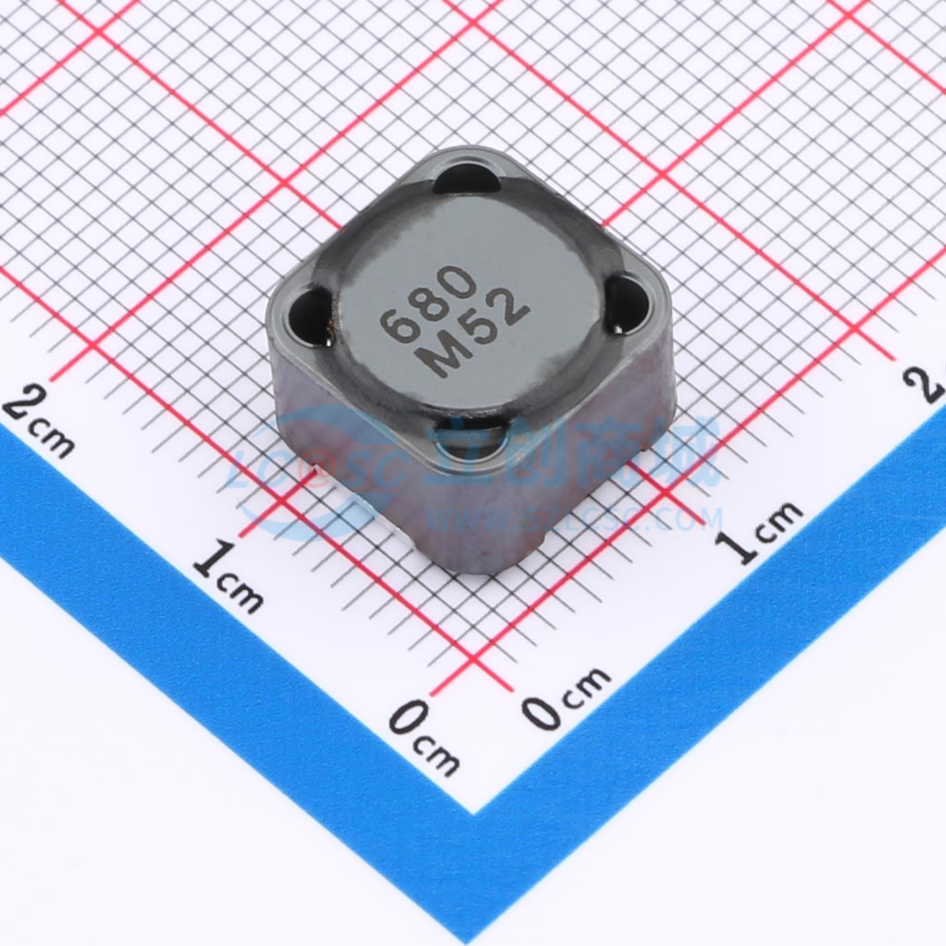 点击查看大图 CDRH127L125NP-680MC实物图