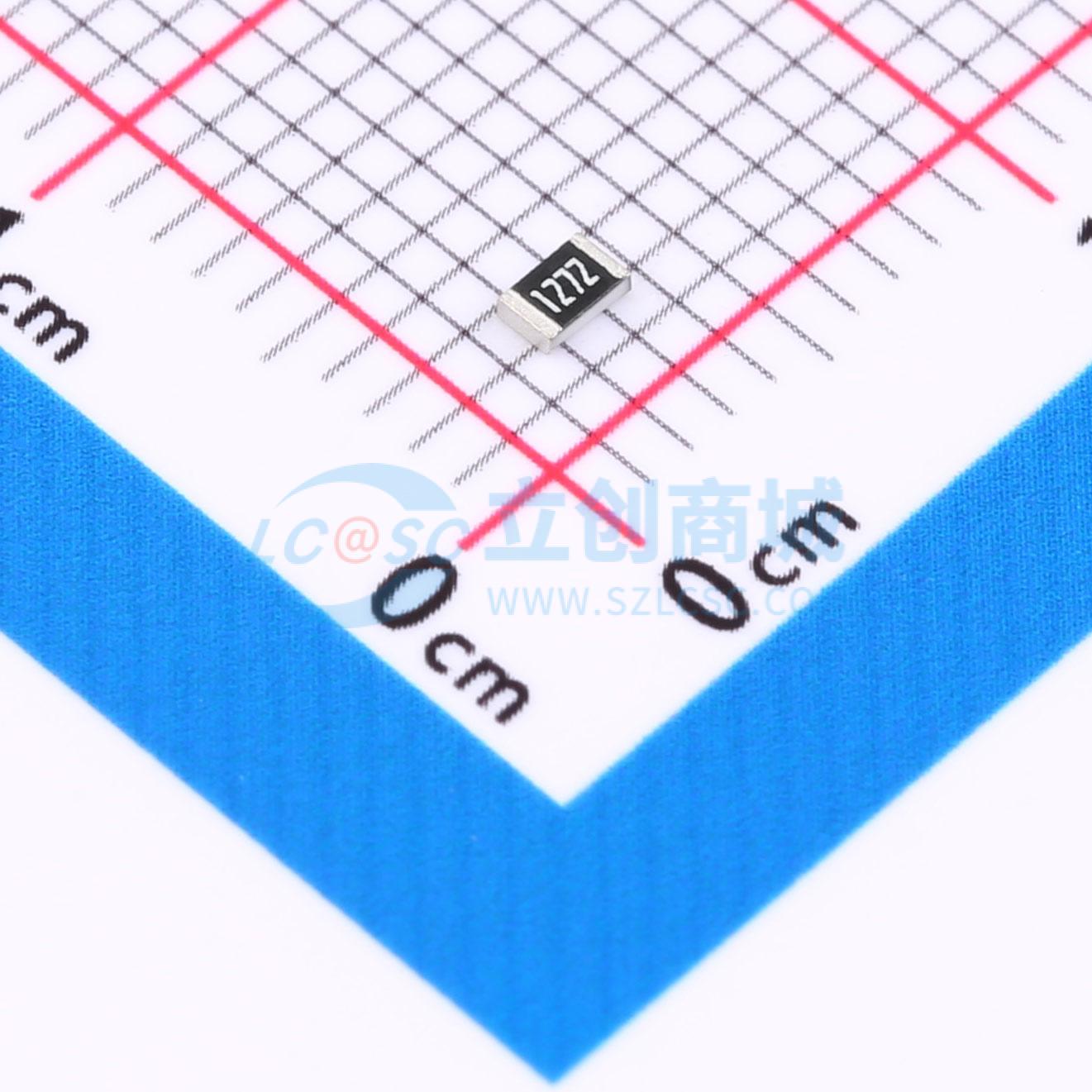 点击查看大图 RC0805FR-0712K7L实物图