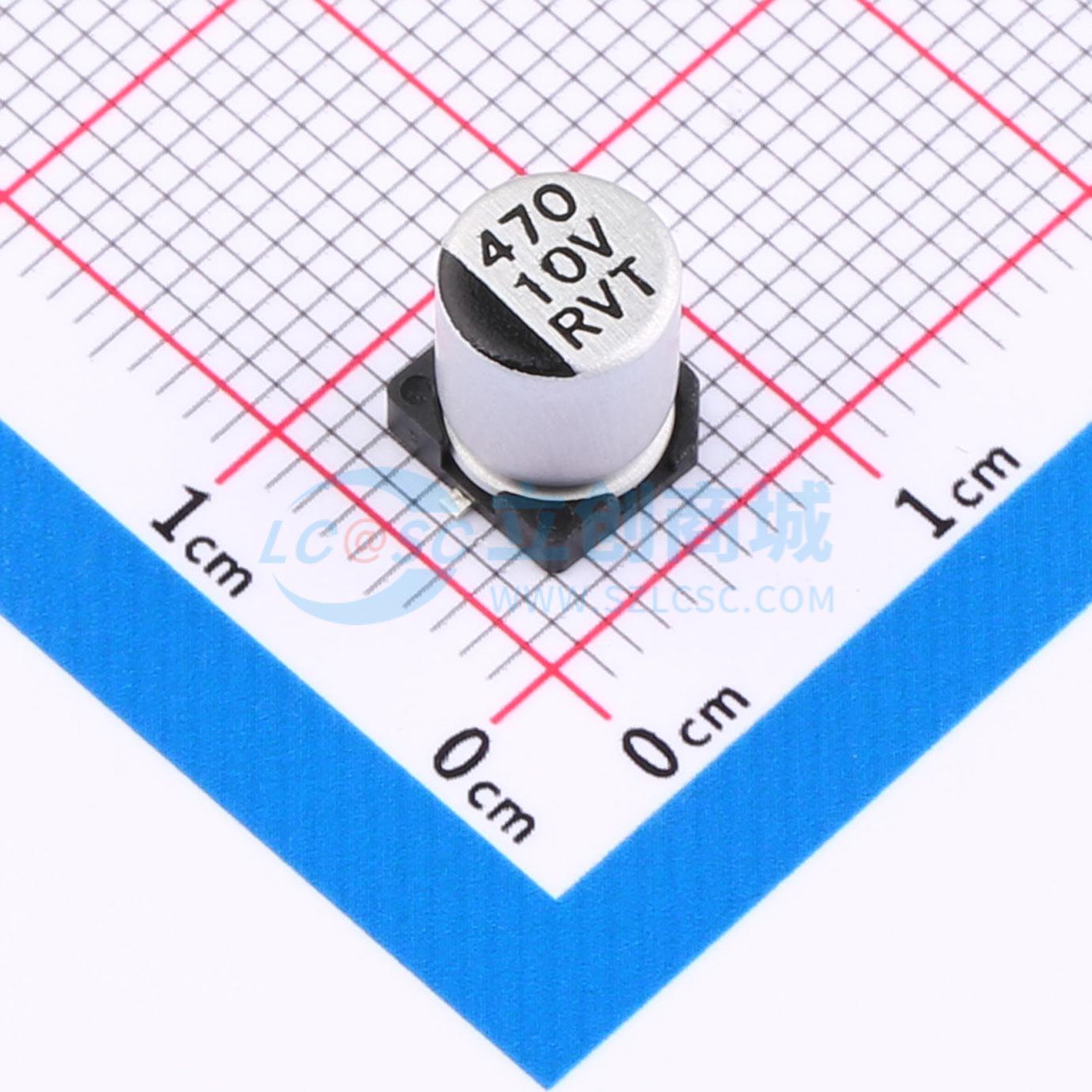 点击查看大图 RVT1A471M0607实物图