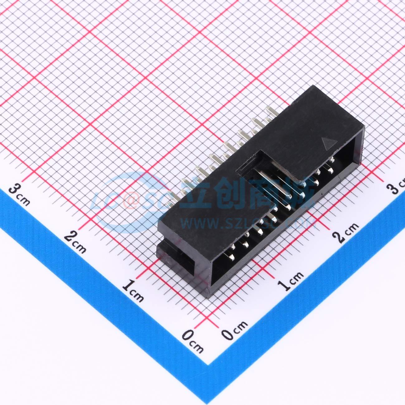 点击查看大图 2.54-2*8P简牛实物图