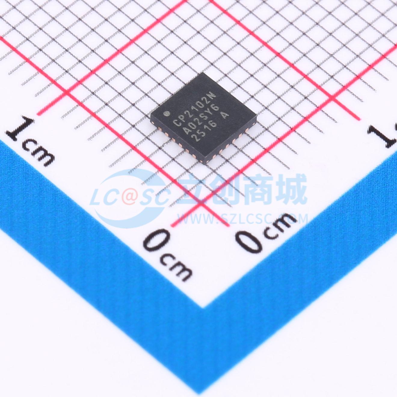 点击查看大图 CP2102N-A02-GQFN24R实物图