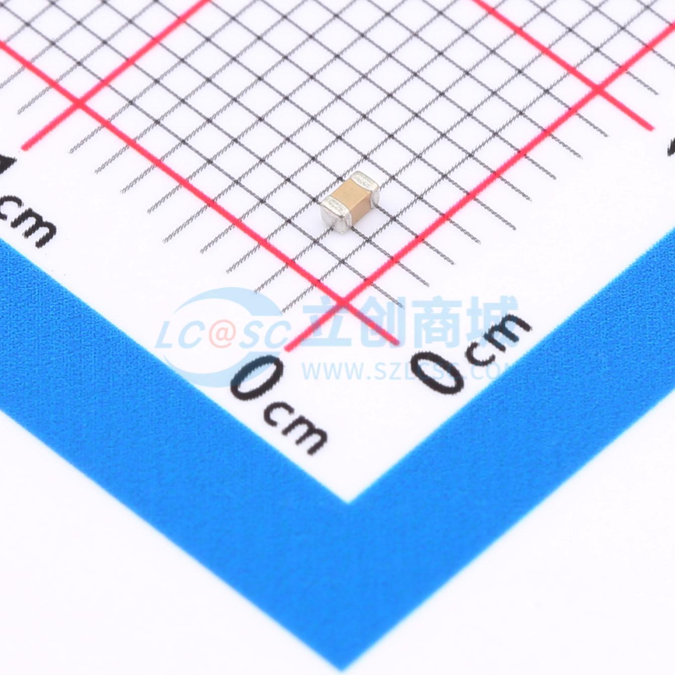 0603X105K100CT实物图
