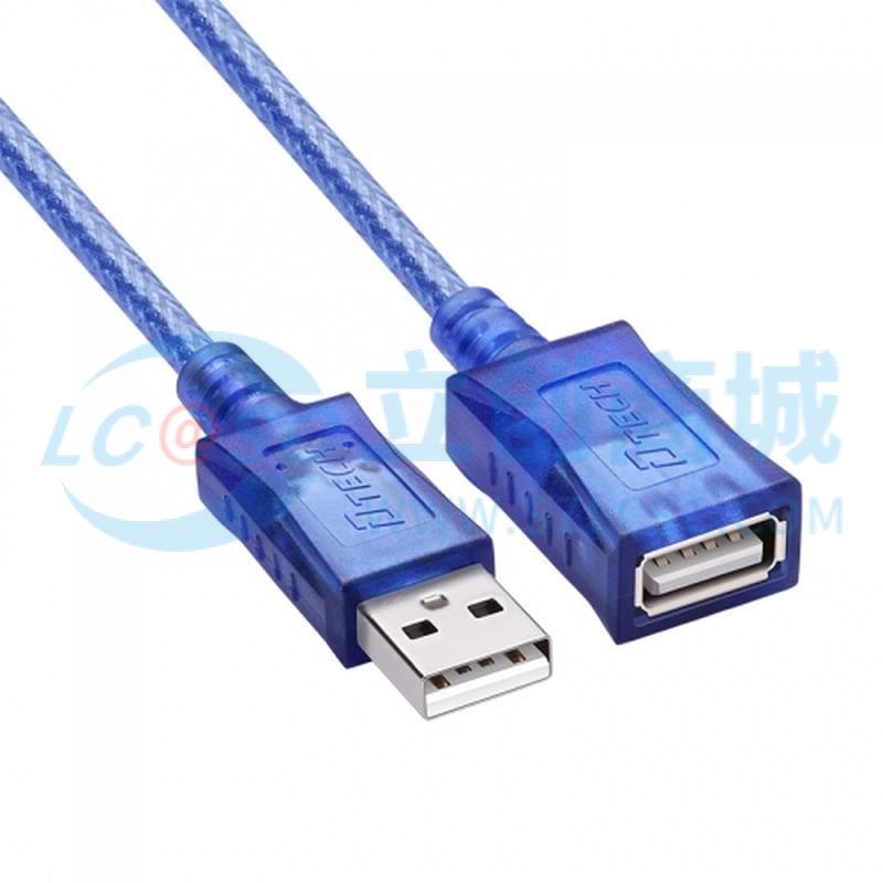 DTECH(帝特)USB2.0公对母电脑延长线1.8米 CU0065实物图