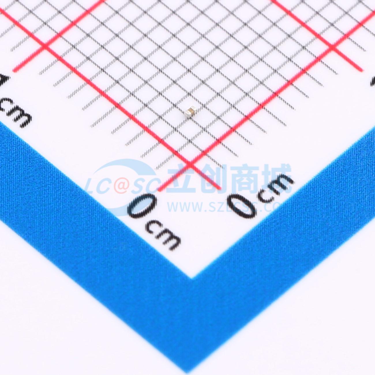 点击查看大图 C0201X7R122K500NTA实物图