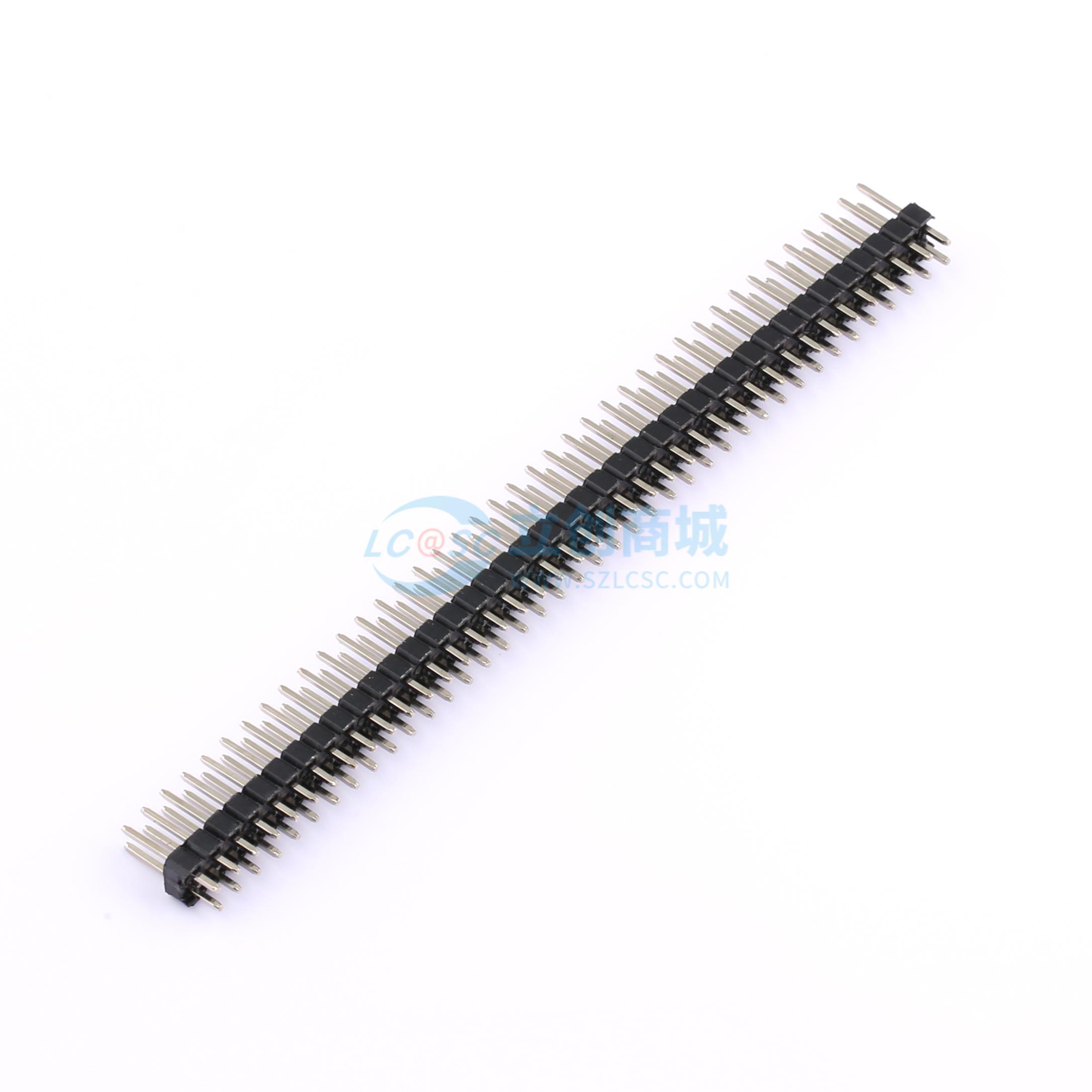 点击查看大图 2.54-2*40P针实物图