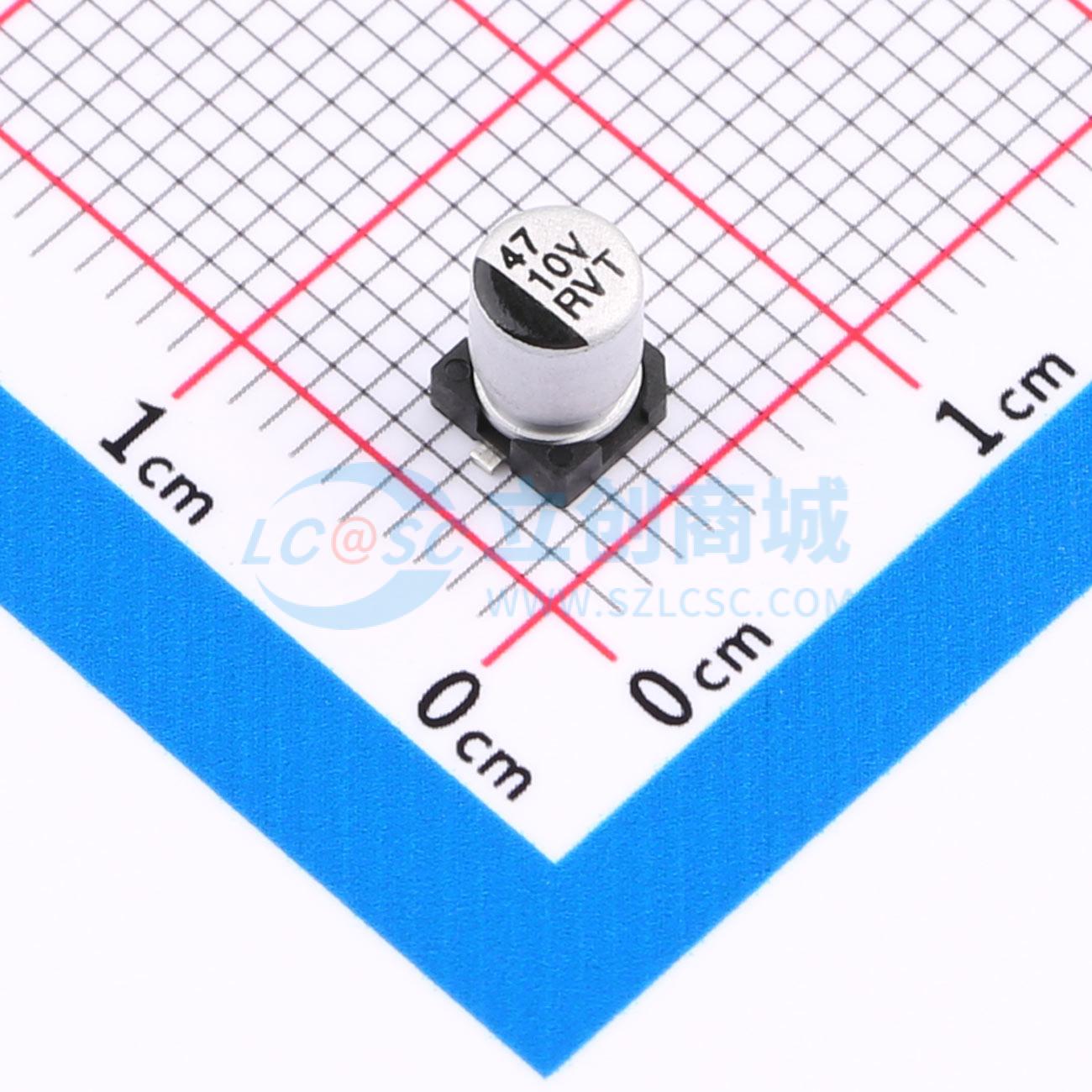 RVT1A470M0405实物图