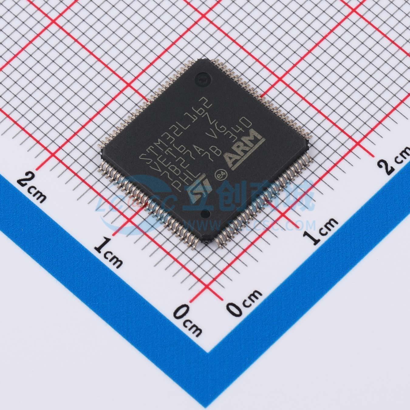 点击查看大图 STM32L162VET6实物图
