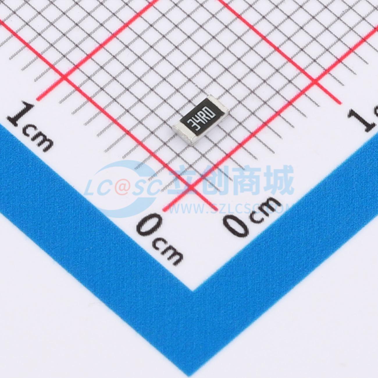 点击查看大图 RMCF1206FT34R0实物图