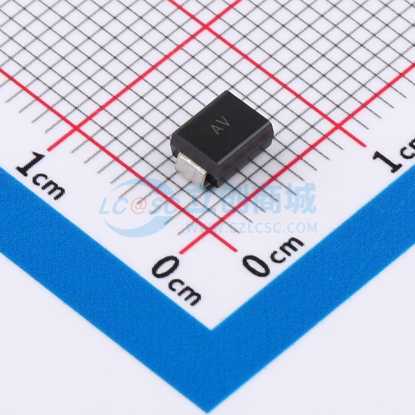 点击查看大图 SMBJ9.0CA实物图