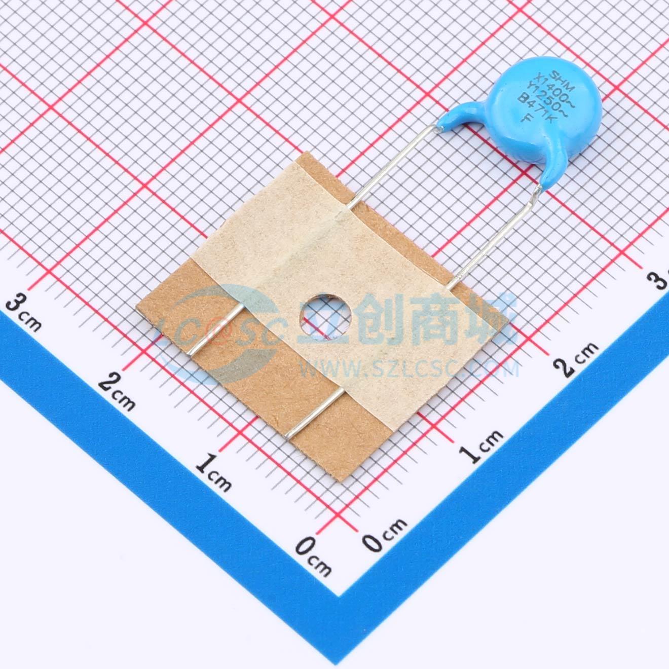 点击查看大图 DCF471K34Y5PG6UP0A0实物图