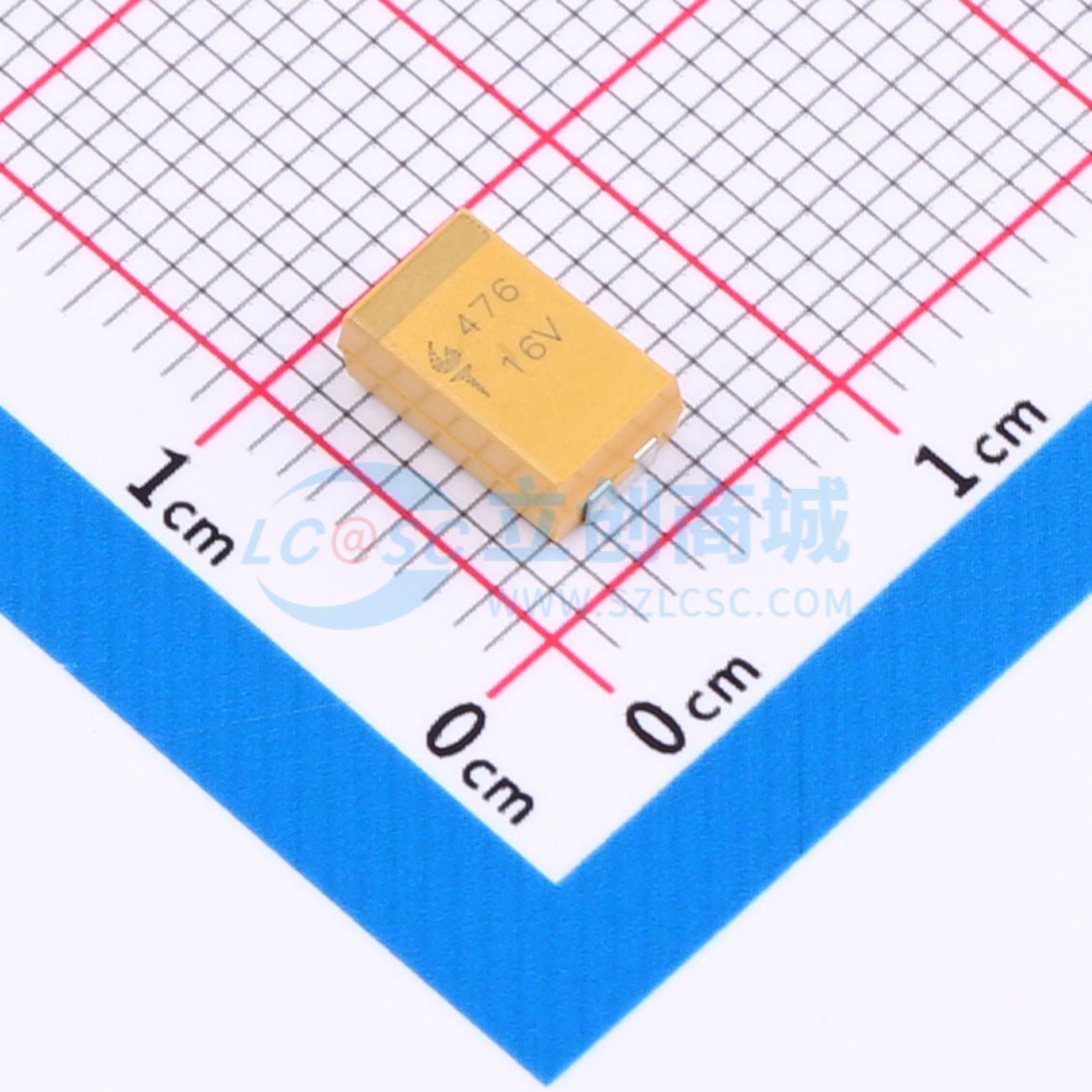点击查看大图 CA45-D-16V-47uF-K实物图