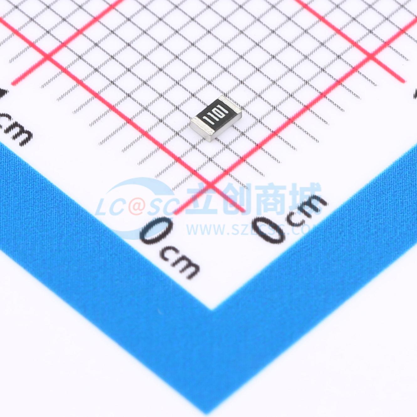 点击查看大图 RC0805FR-071K1L实物图