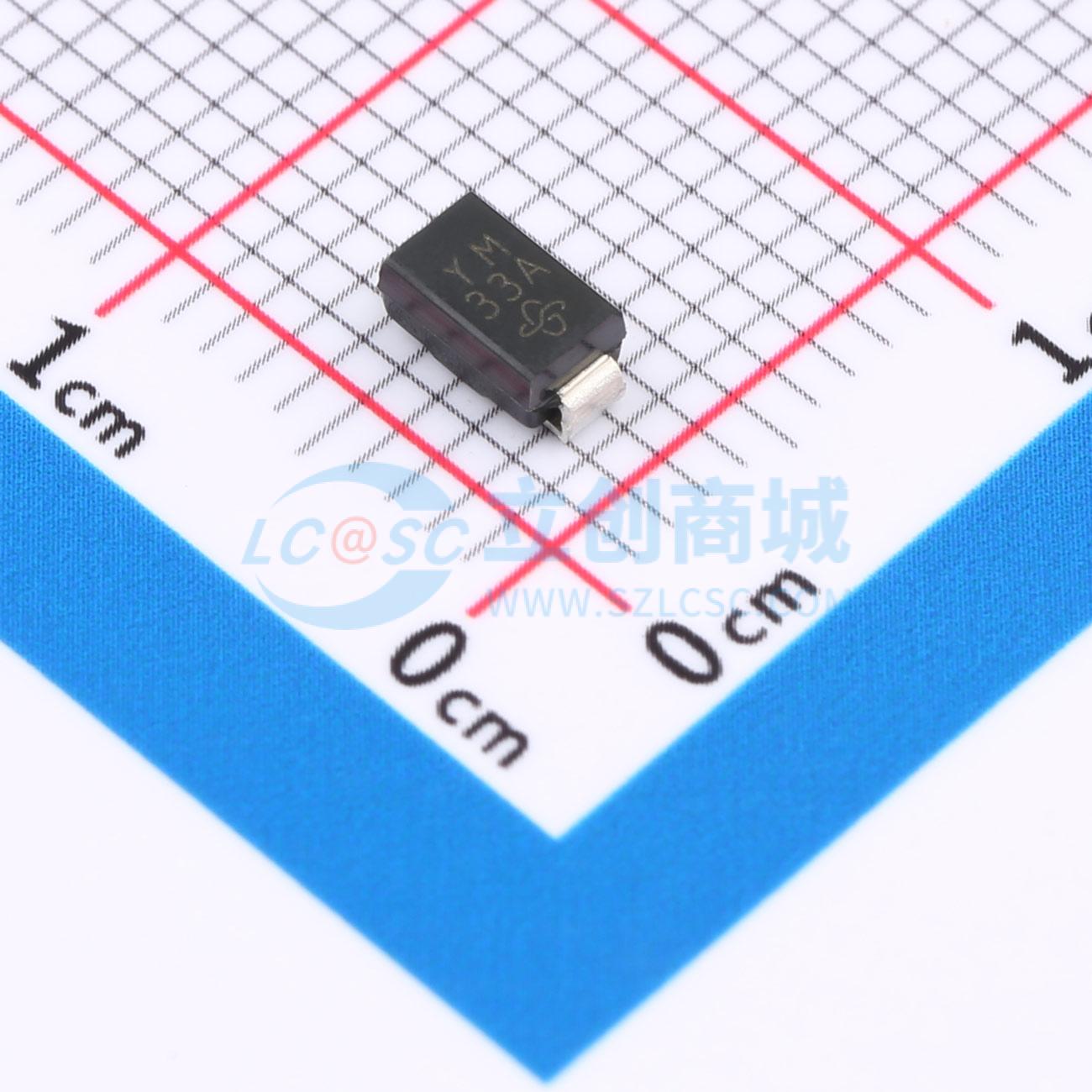 点击查看大图 SMAJ33CA-E3/61实物图