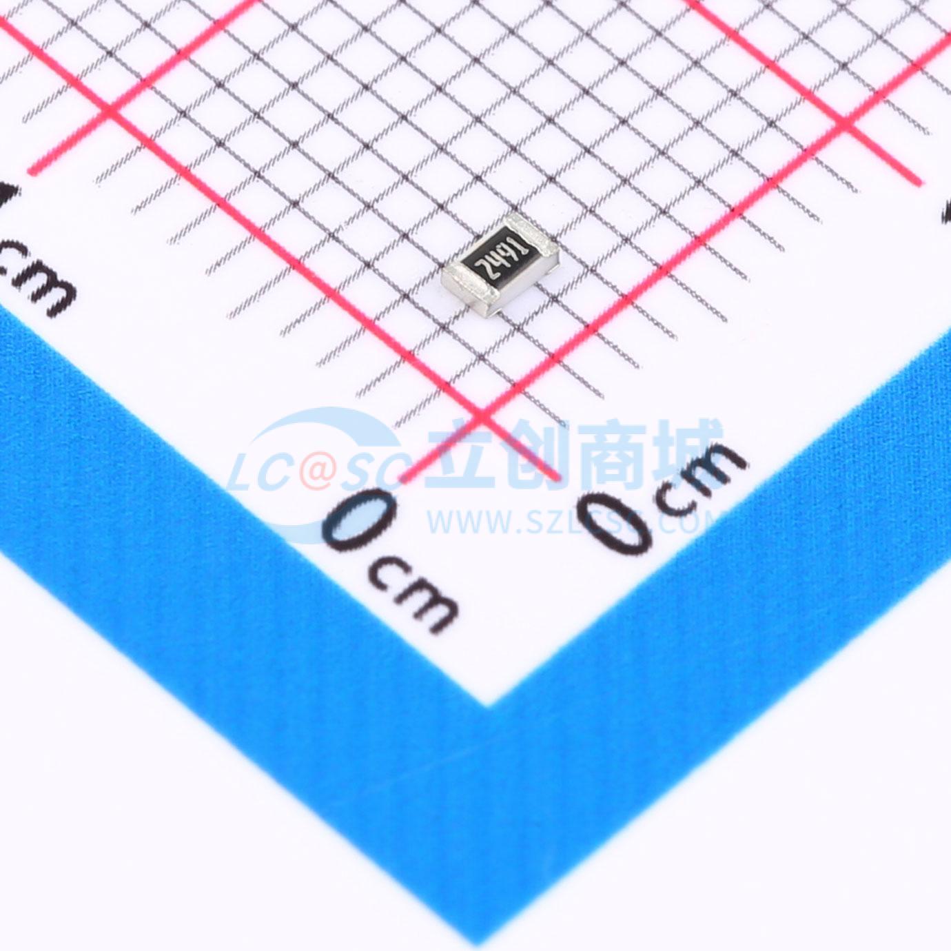 点击查看大图 CR0805-FX-2491ELF实物图