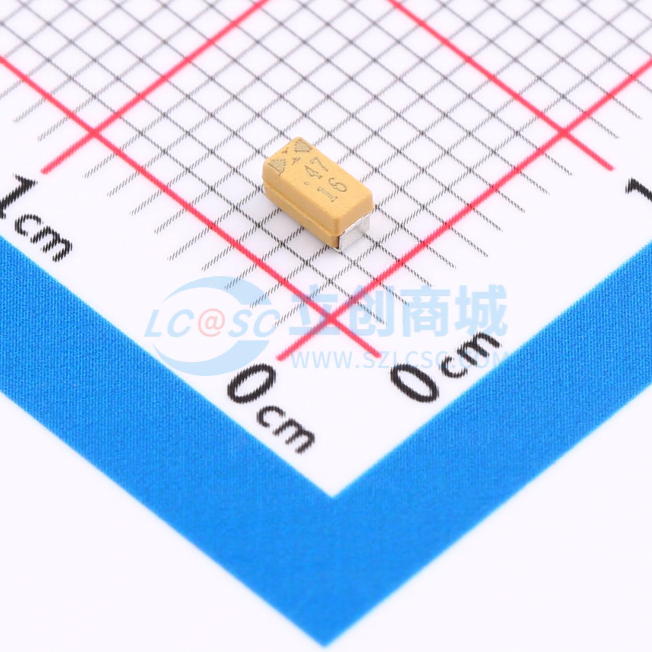 点击查看大图 CA45-A-16V-0.47uF-K实物图