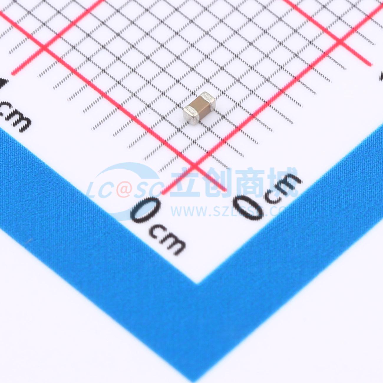 点击查看大图 0603B103K101CT实物图