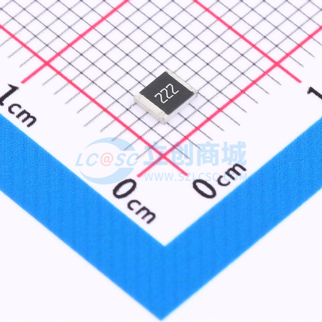 点击查看大图 FRC1210J222 TS实物图