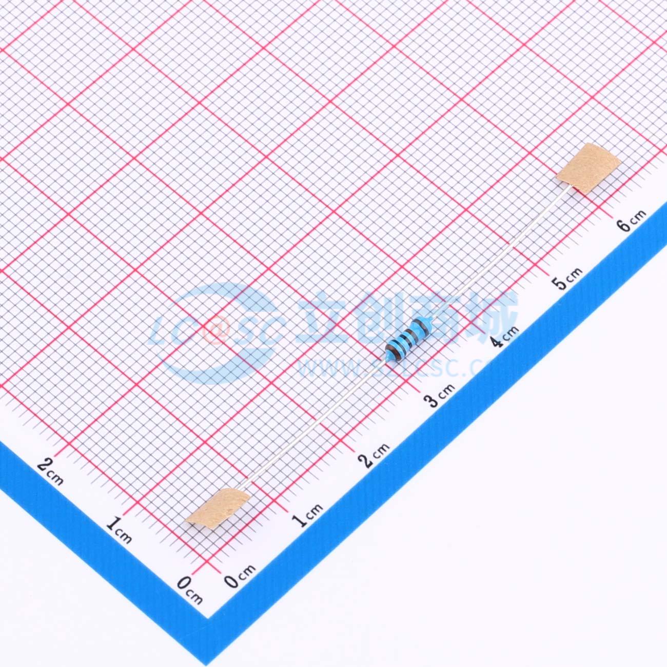 点击查看大图 RN 1/4W 1K F T/B A1实物图