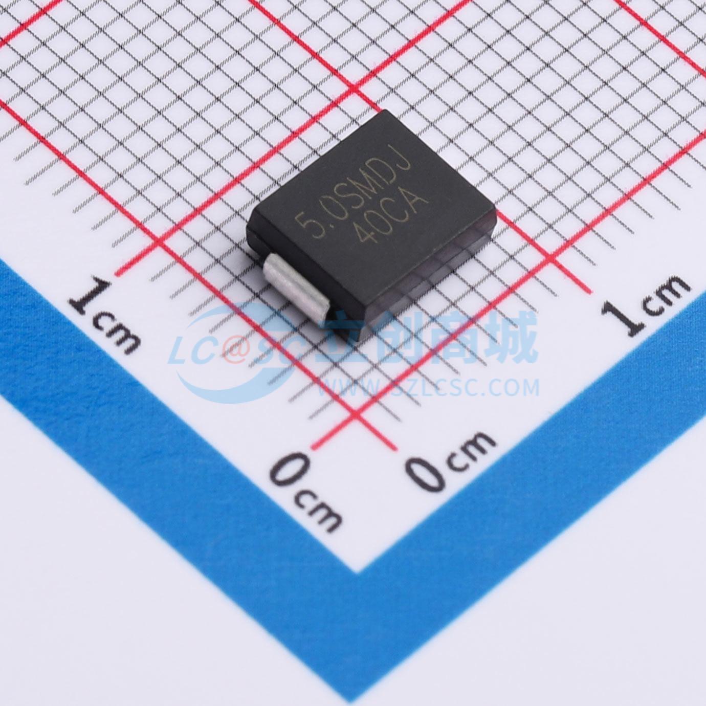 5.0SMDJ40CA实物图