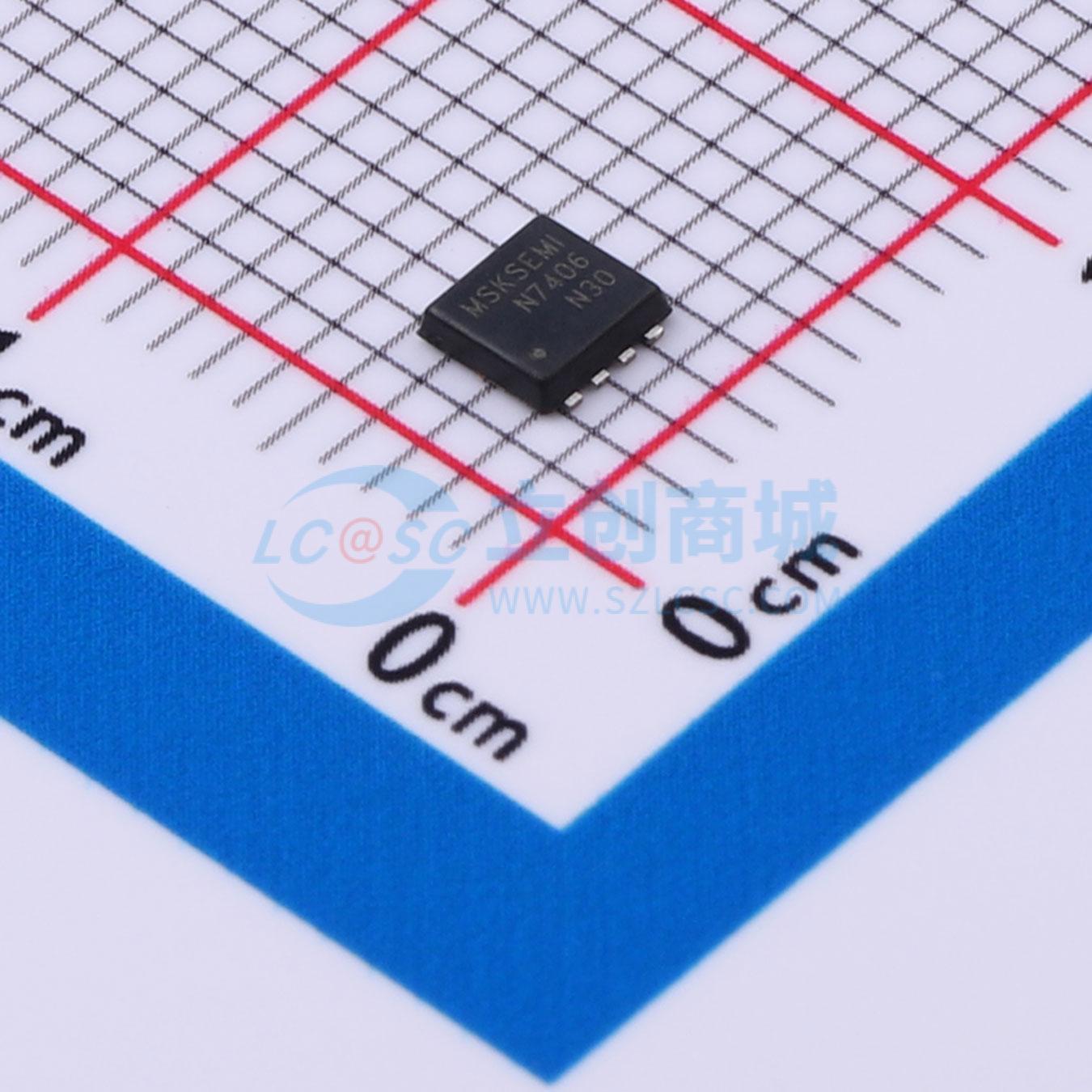 点击查看大图 AON7406-MS实物图