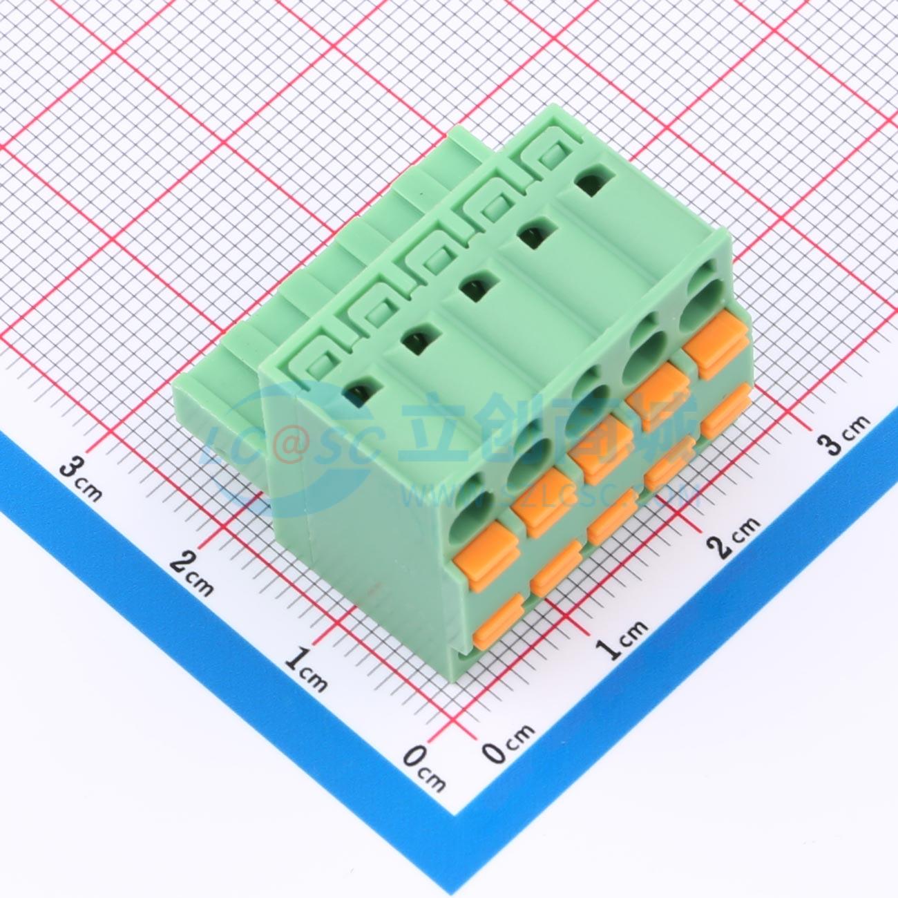 点击查看大图 KF2EDGKDH-5.08-5P实物图