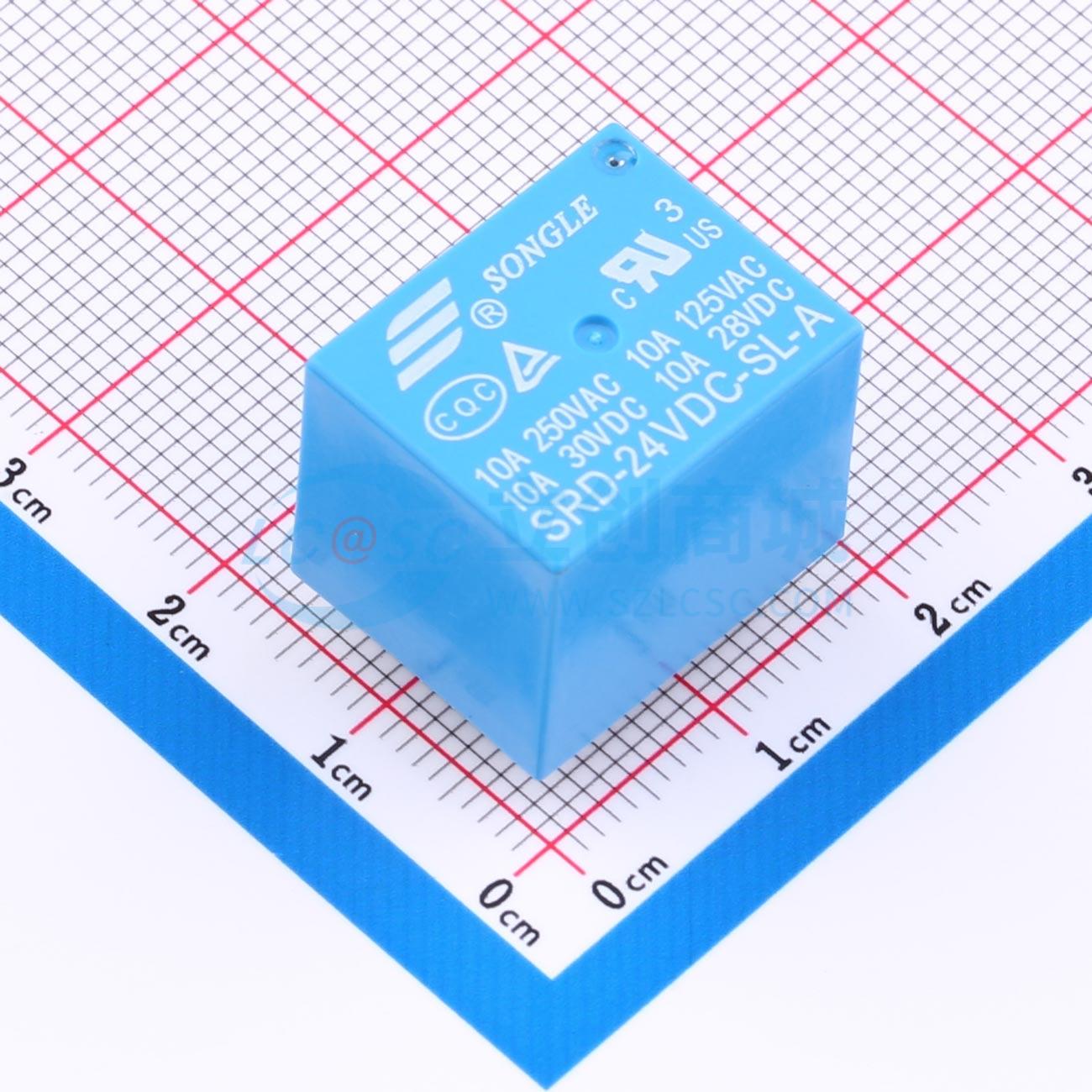 点击查看大图 SRD-DC24V-SL-A实物图