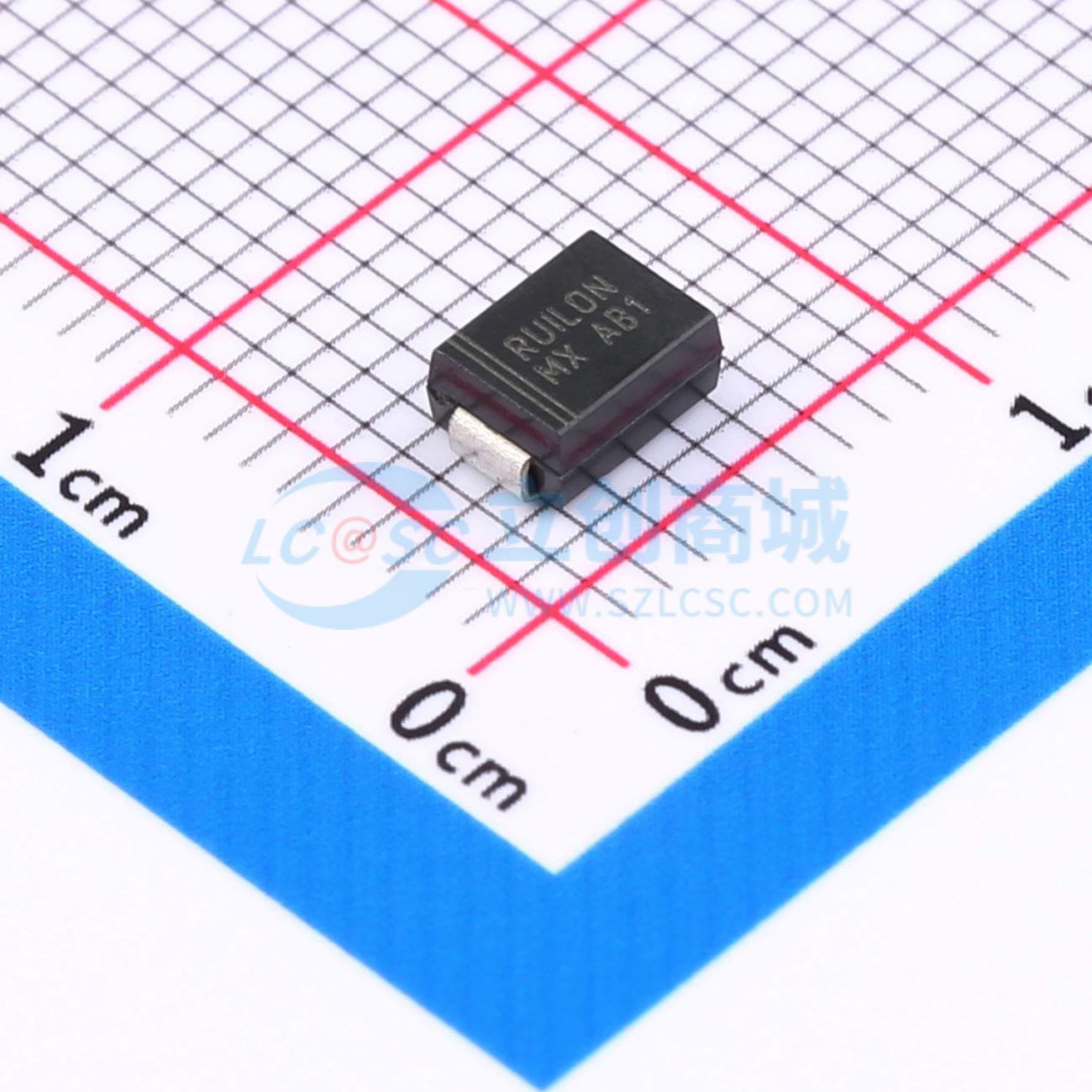 点击查看大图 SMBJ48A实物图