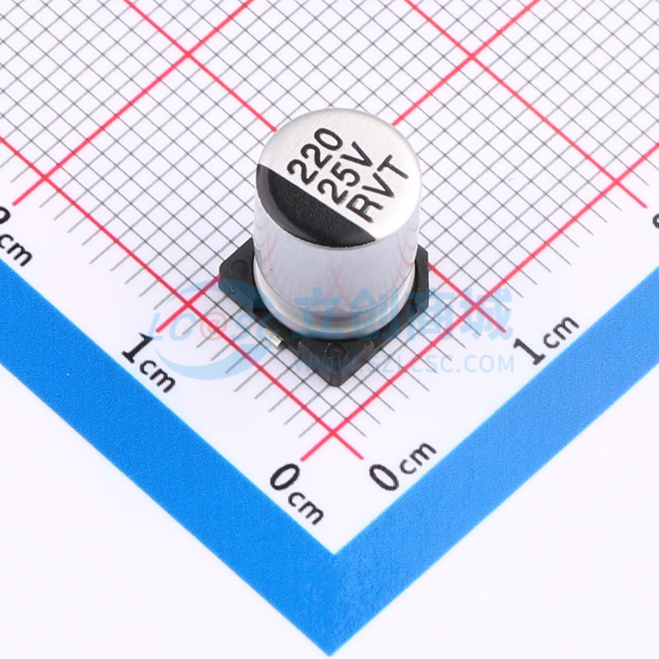 RVT1E221M0810实物图