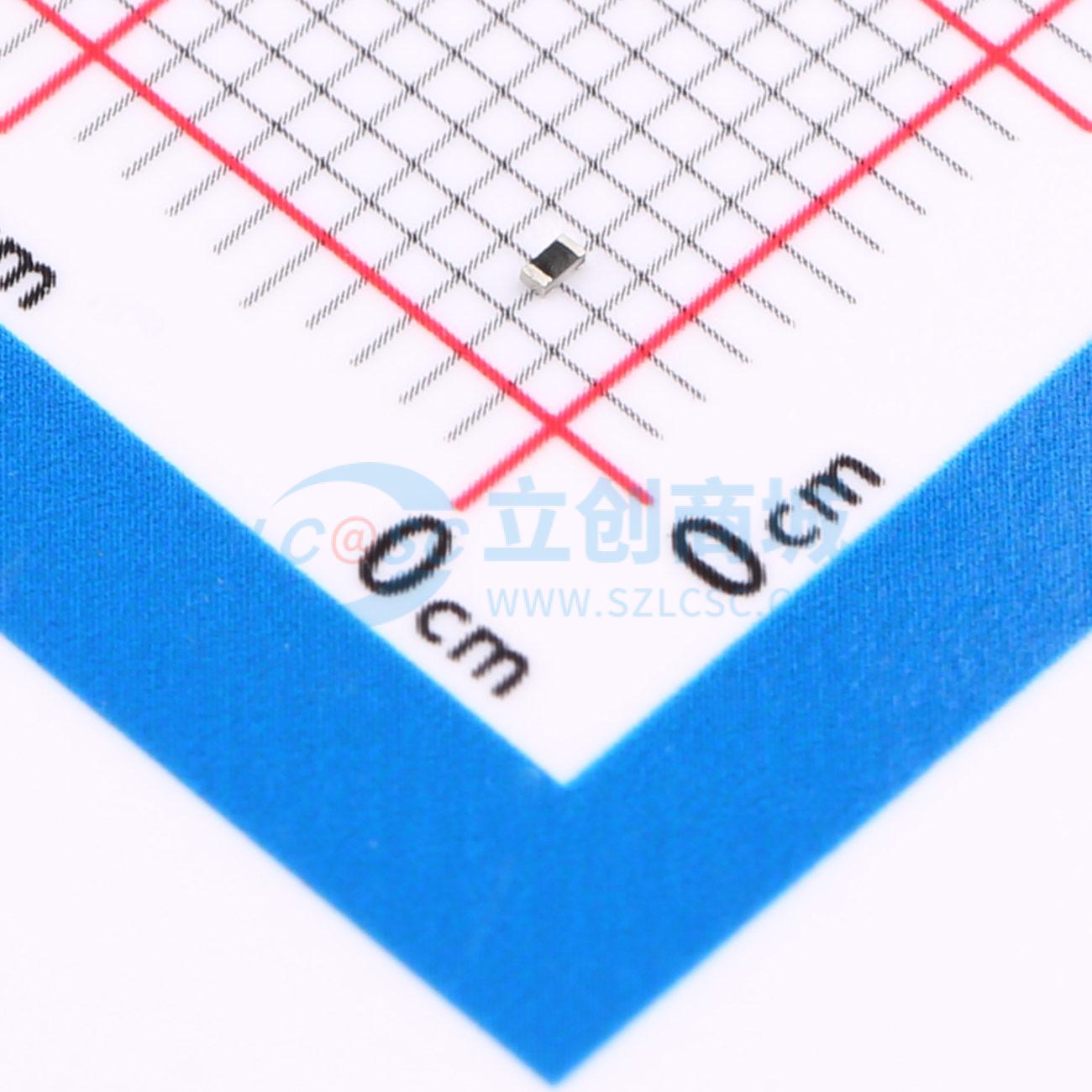 点击查看大图 RC0402JR-0727RL实物图