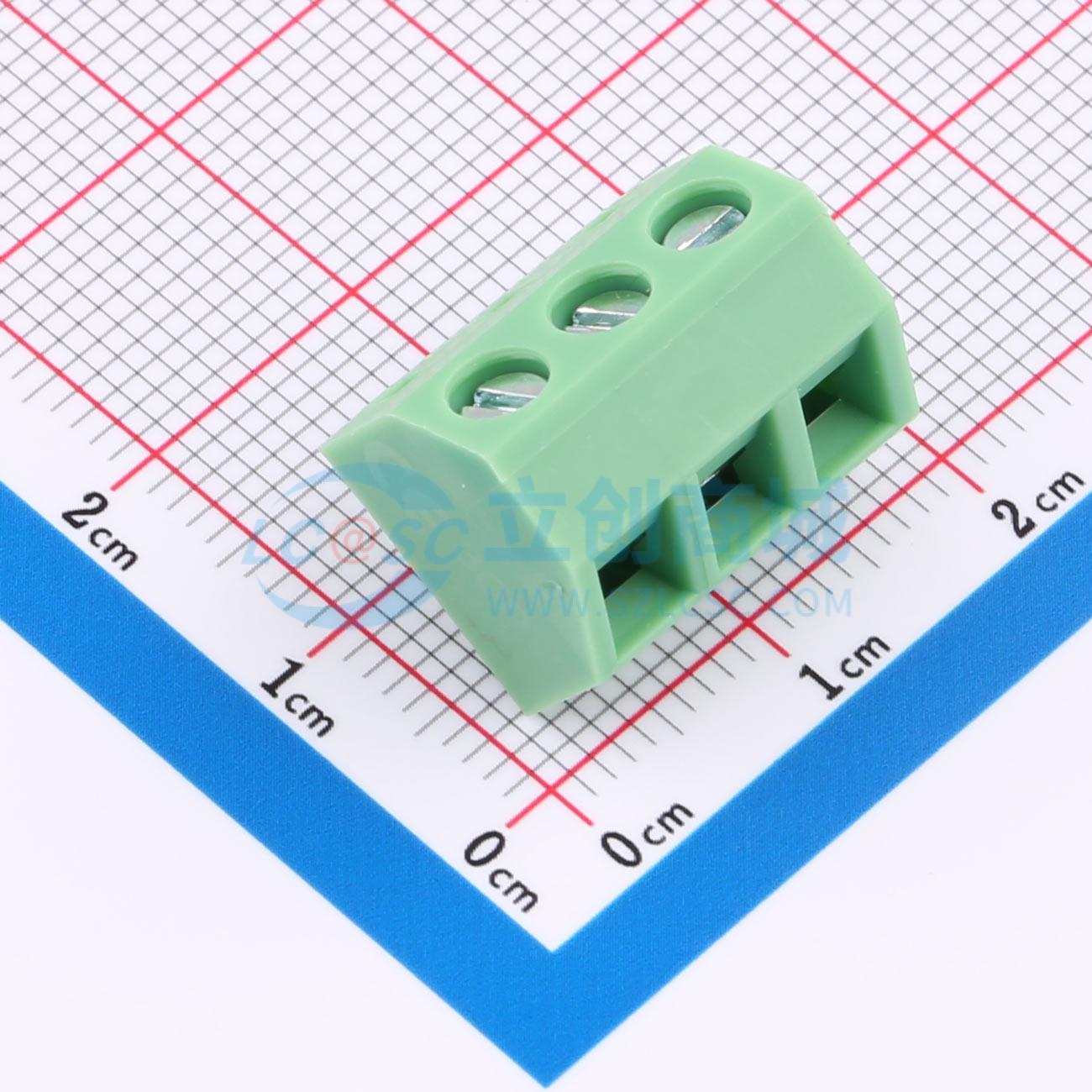 点击查看大图 KF127S-5.08-3P实物图