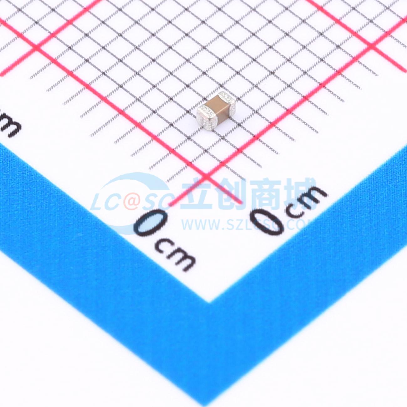 点击查看大图 0603B334K100CT-C实物图
