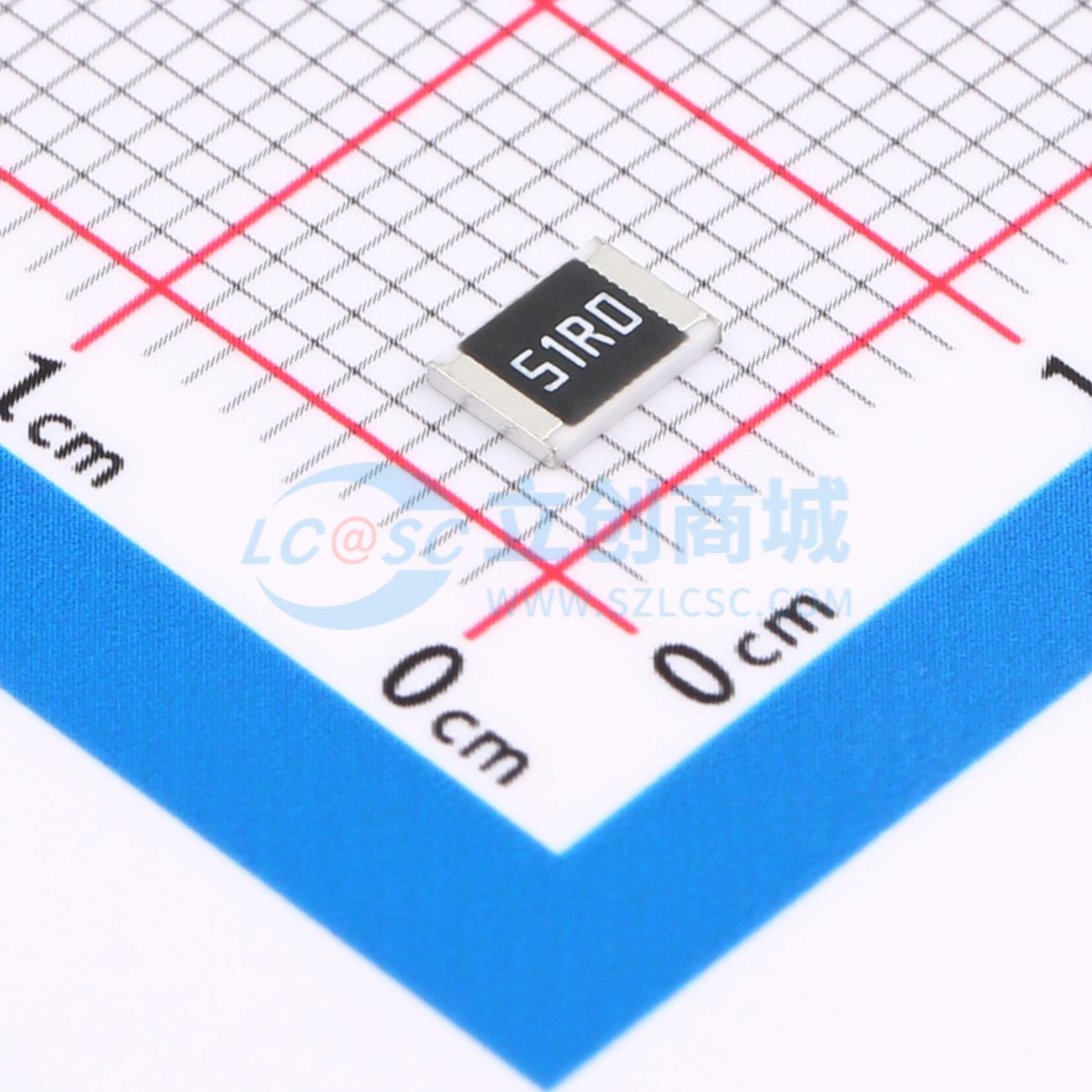 点击查看大图 CR1812F51R0E04Z实物图