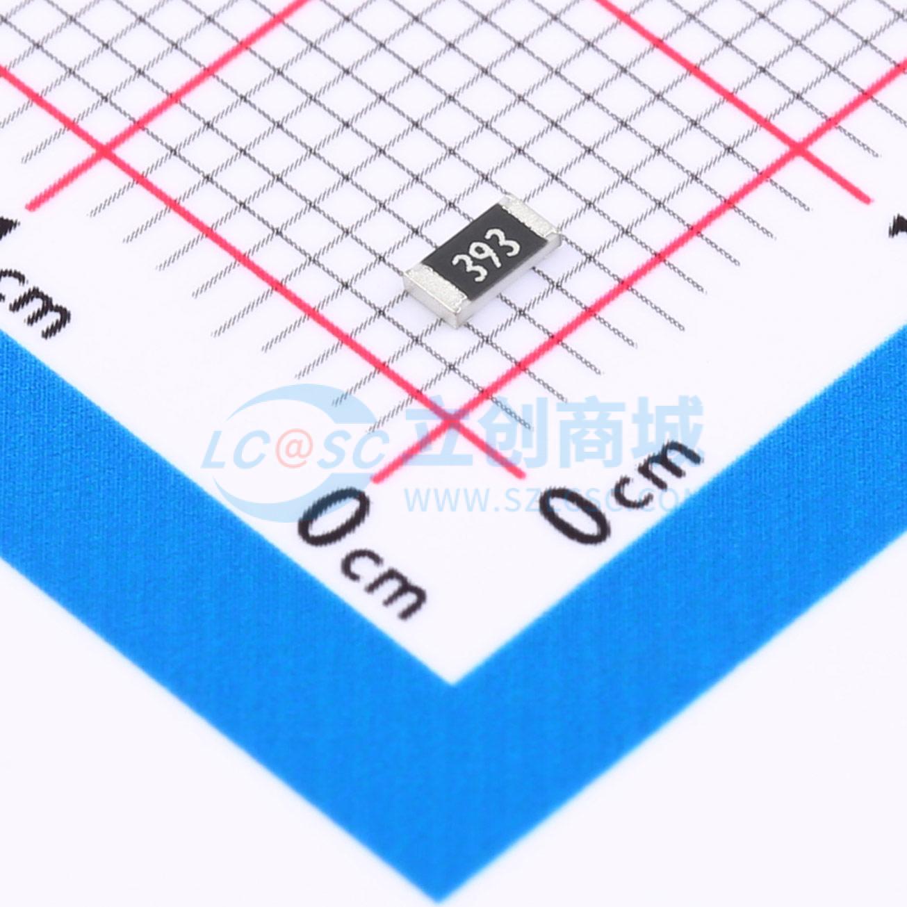点击查看大图 CR1206J40393G实物图
