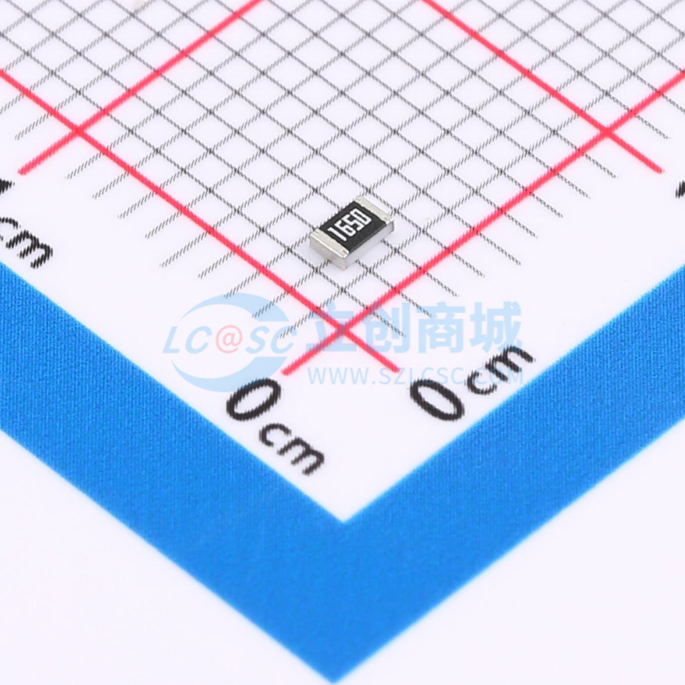 点击查看大图 RC0805FR-07165RL实物图