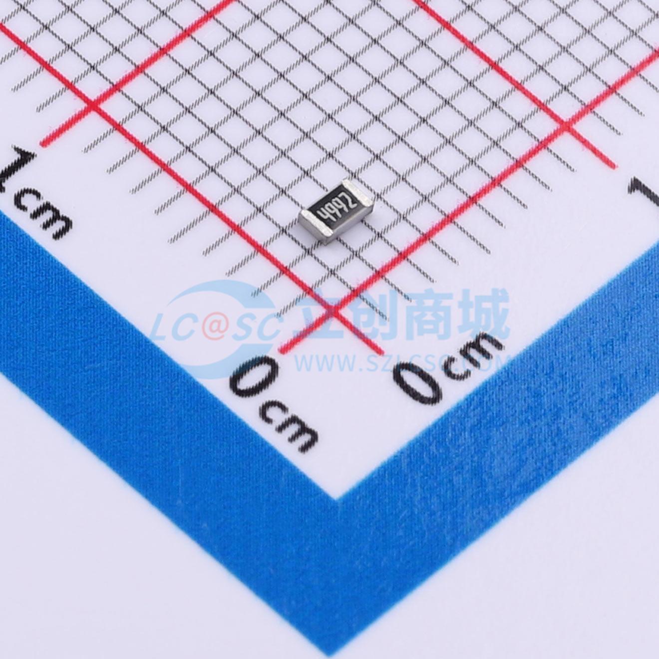 点击查看大图 CR0805-FX-4992ELF实物图