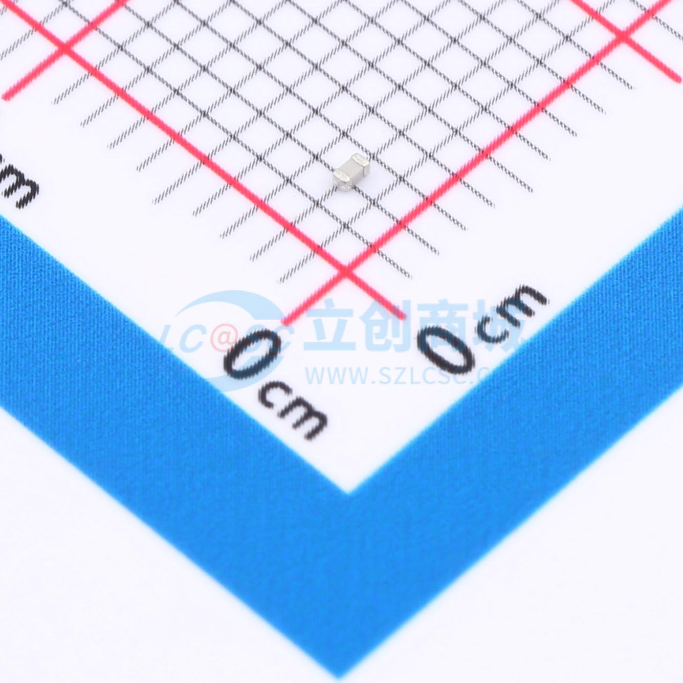 点击查看大图 CC0402BRNPO9BN2R4实物图