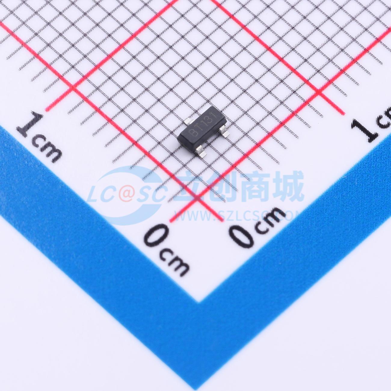 点击查看大图 BT131-600-SOT-23-3实物图