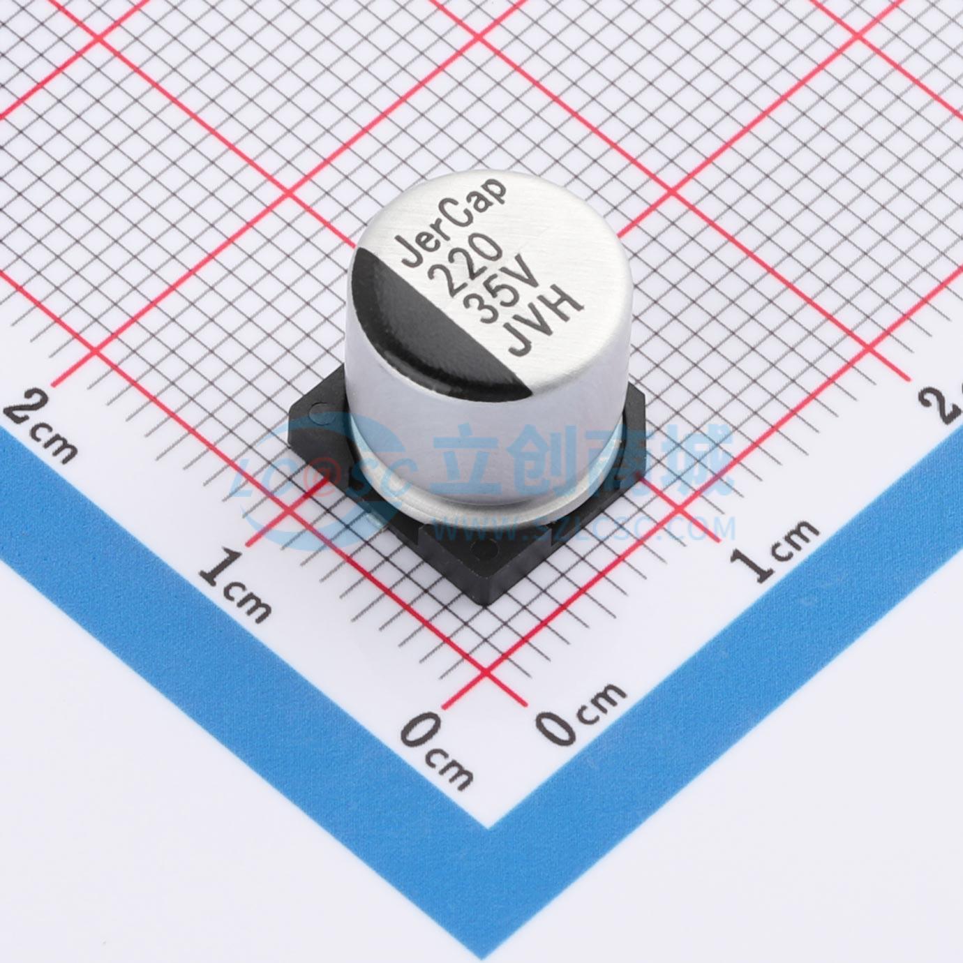 点击查看大图 JVH35V220M10X10实物图