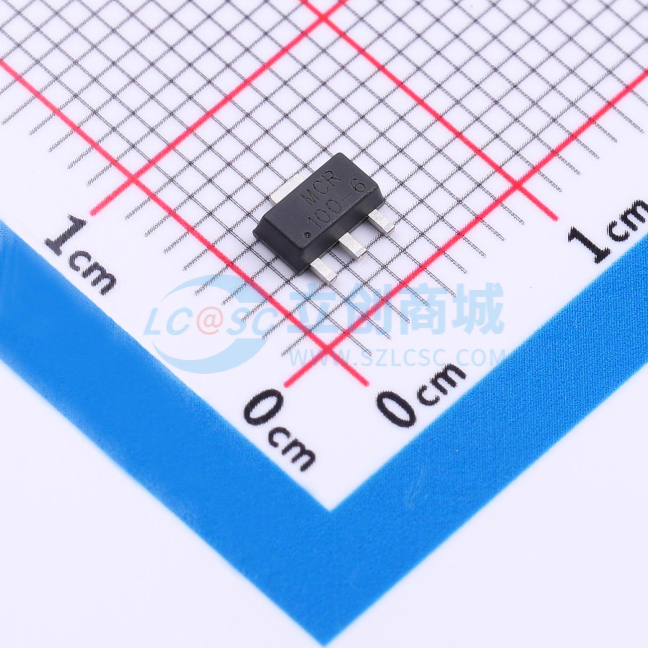 点击查看大图 MCR100-6-SOT-89实物图