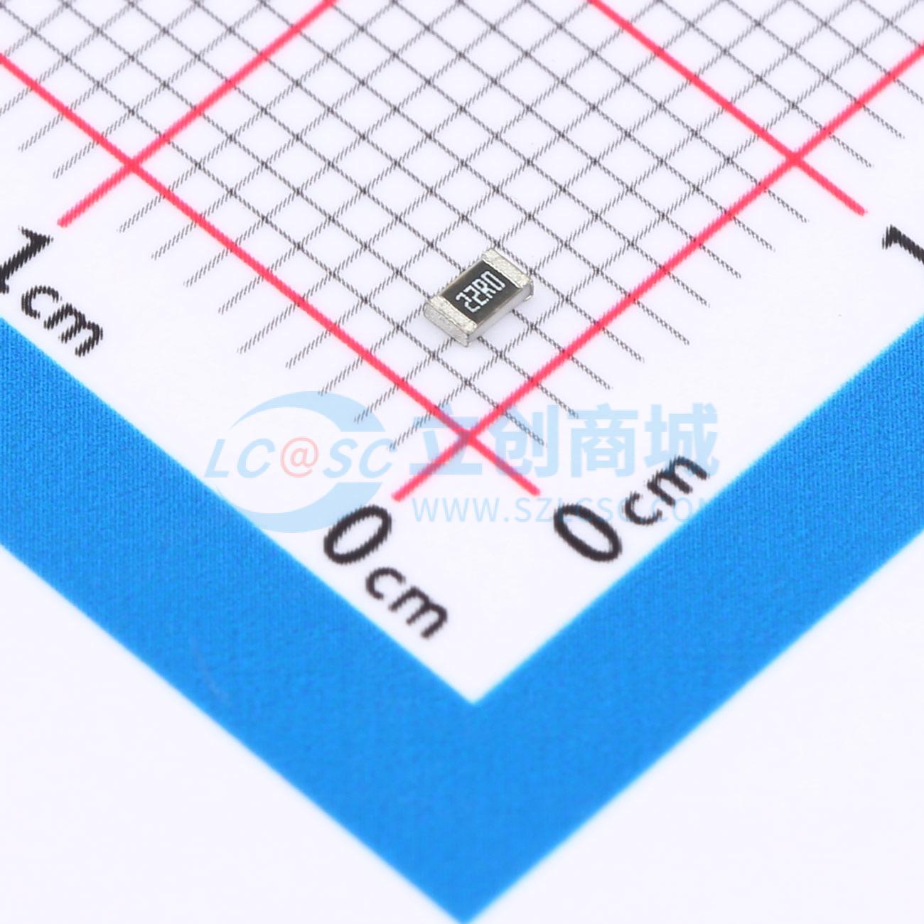 点击查看大图 FRQ0805F22R0TS实物图
